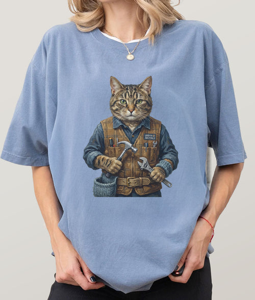 Handyman Cat T-Shirt