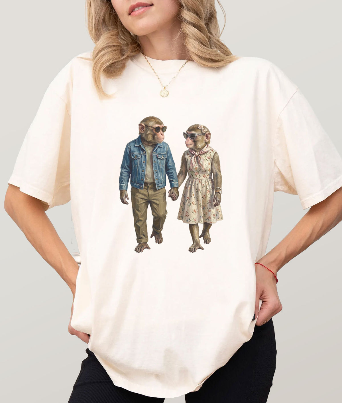 Monkey Couple T-Shirt