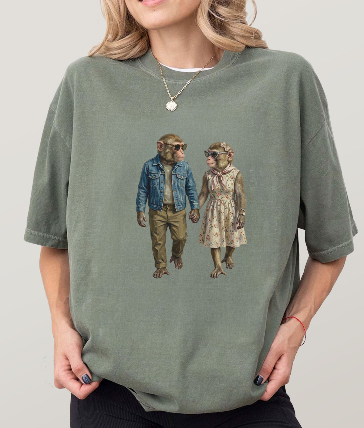 Monkey Couple T-Shirt