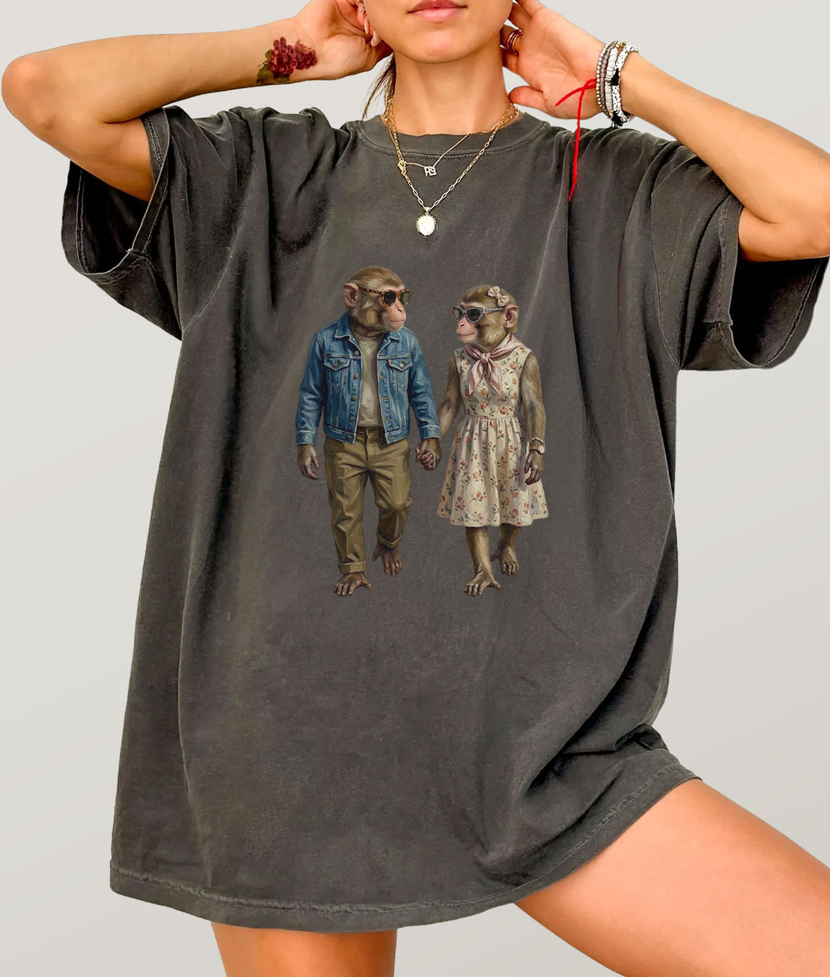 Monkey Couple T-Shirt