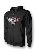 Corvette C5 Logo Full Zip Hoodie