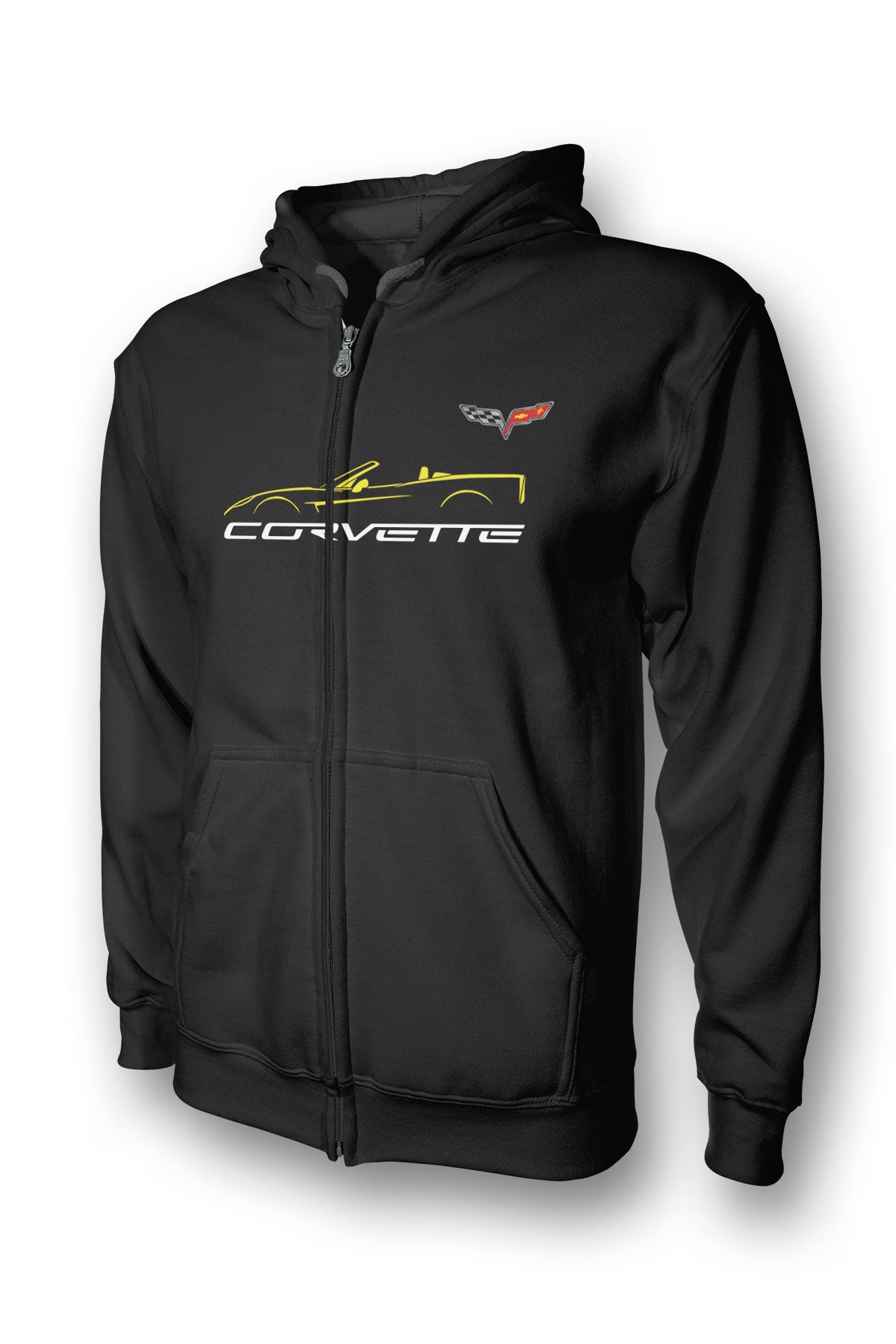 Corvette C6 Convertible Full Zip Hoodie