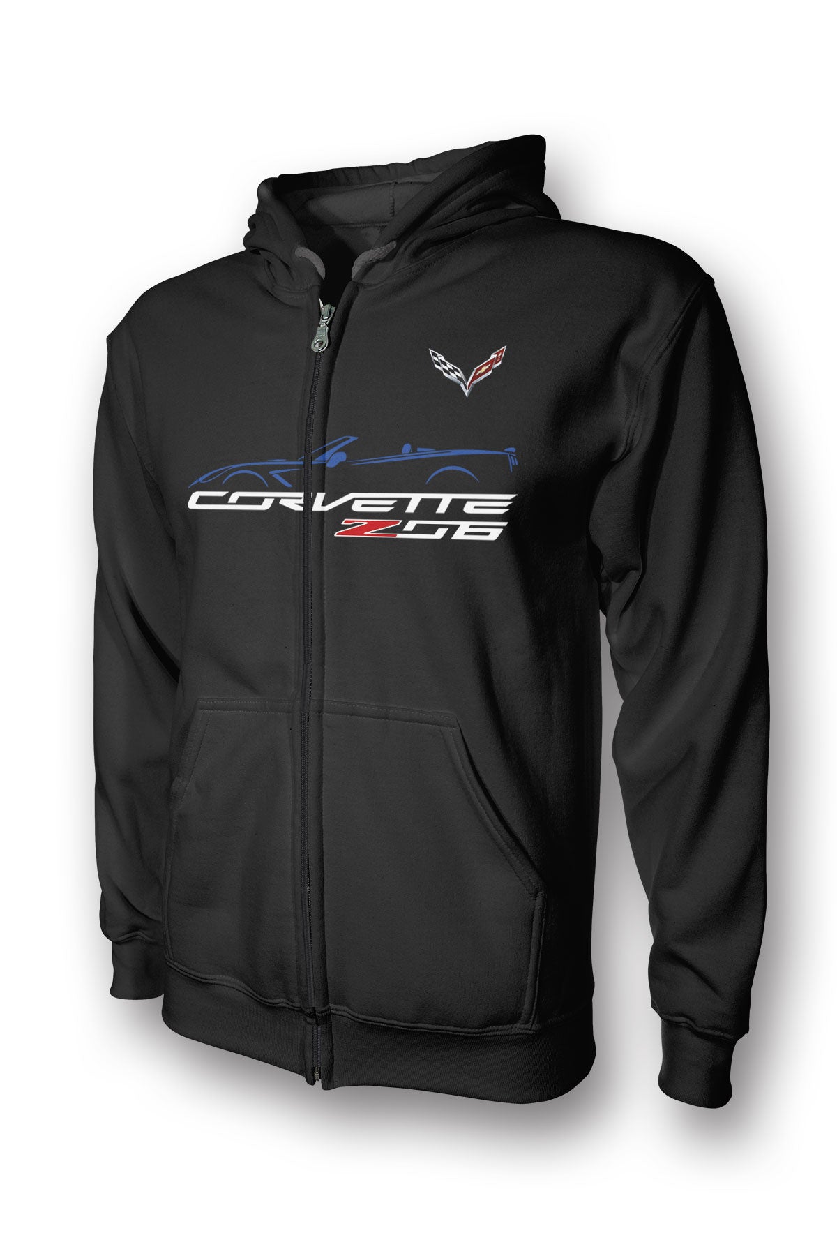 Corvette C7 Z06 Convertible Full Zip Hoodie