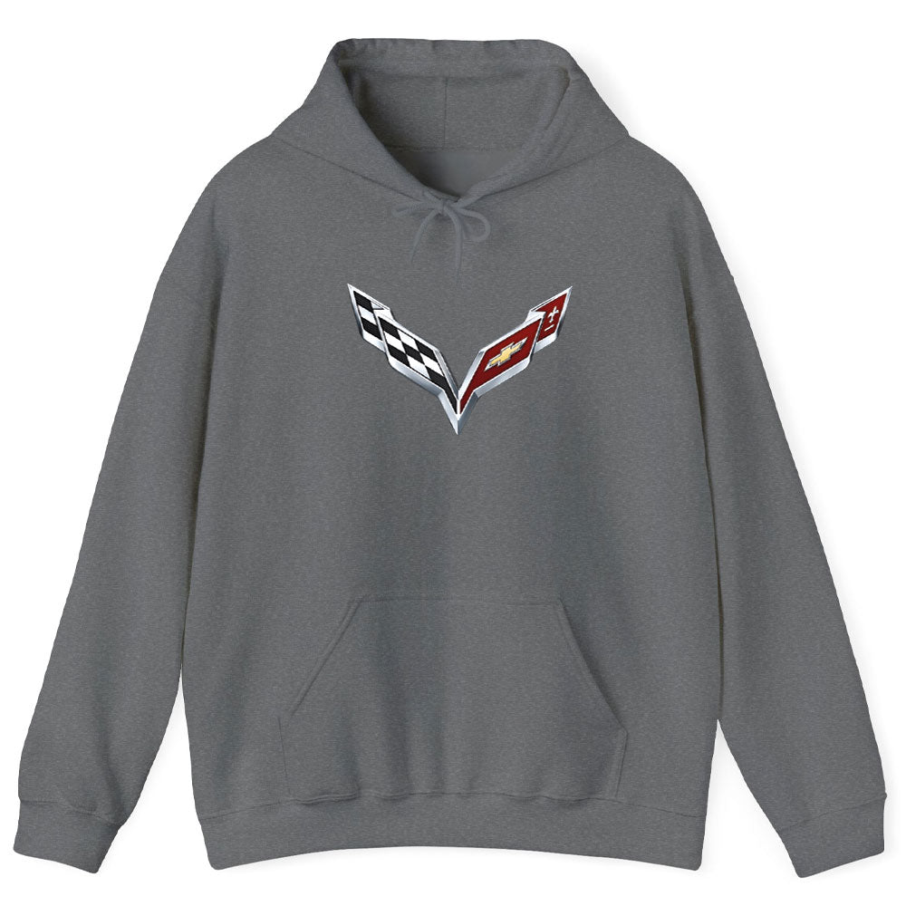 Corvette C7 Logo Pullover Hoodie