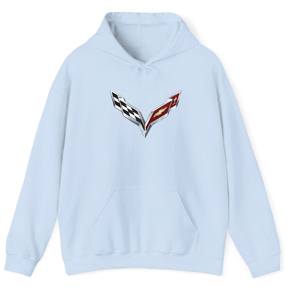 Corvette C7 Logo Pullover Hoodie