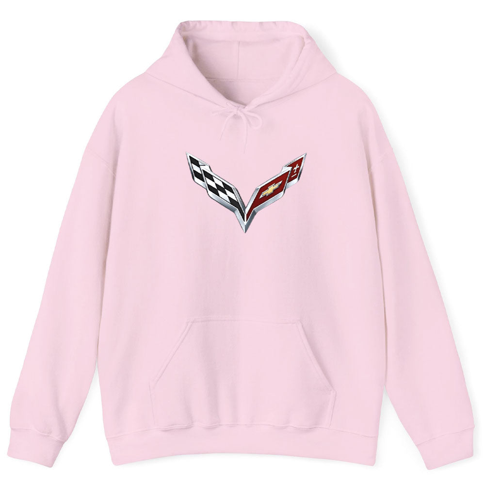 Corvette C7 Logo Pullover Hoodie