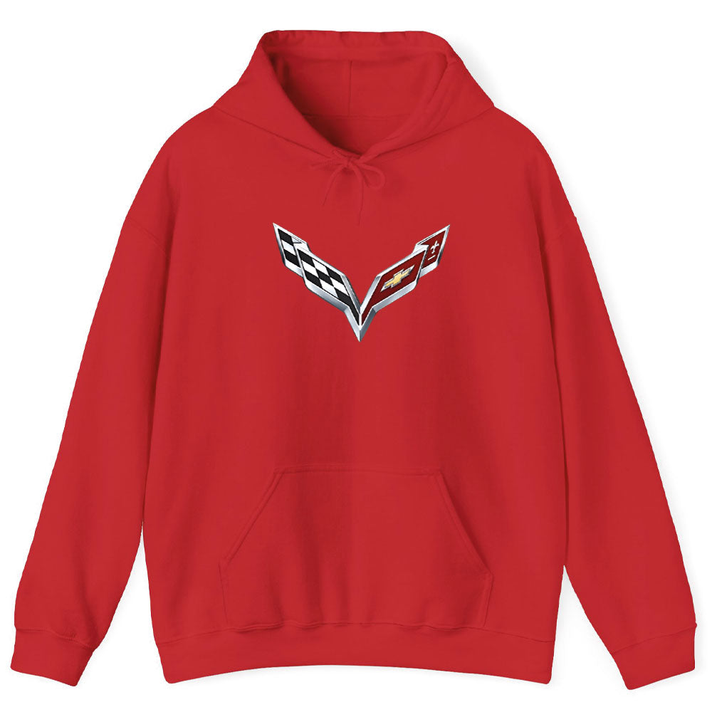 Corvette C7 Logo Pullover Hoodie