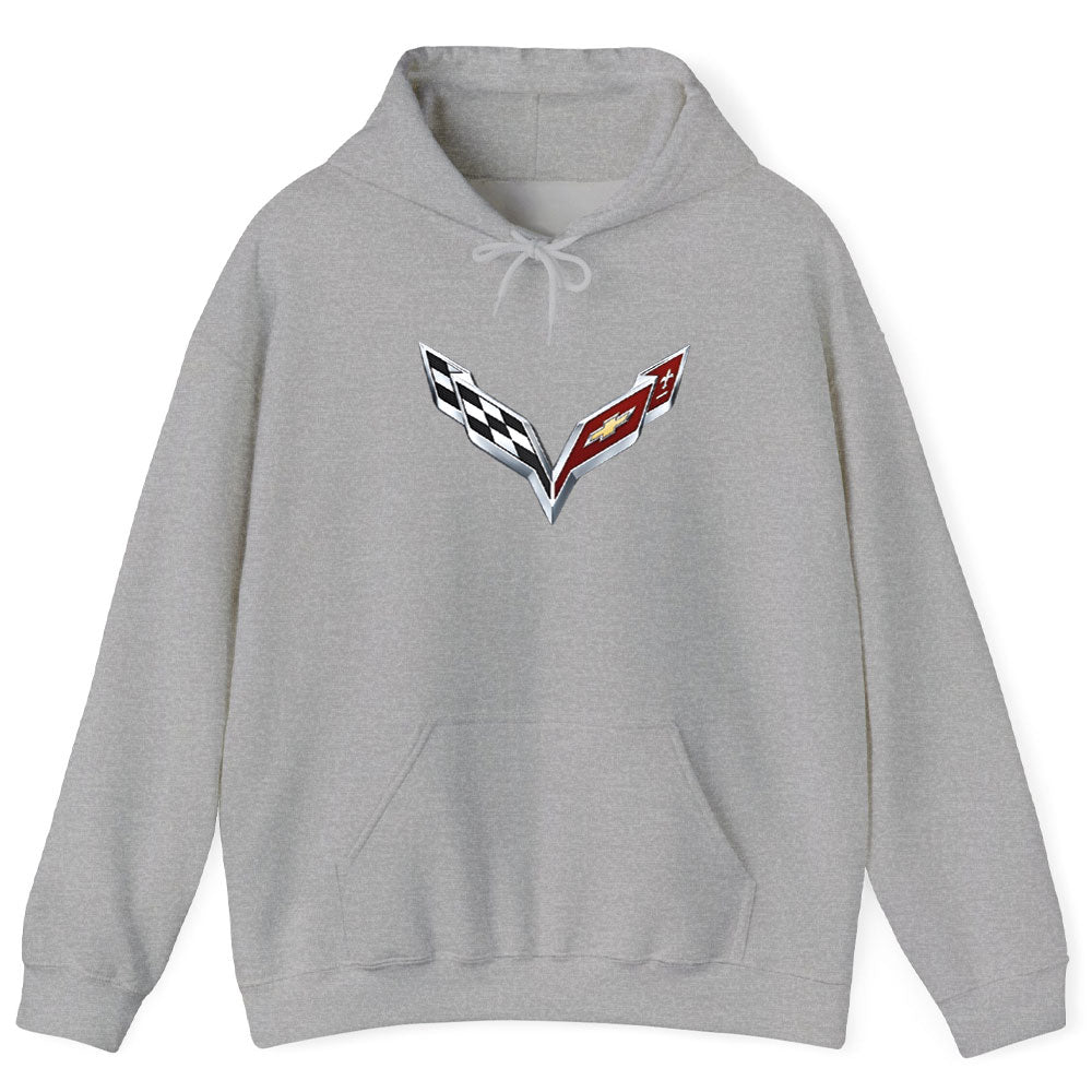 Corvette C7 Logo Pullover Hoodie