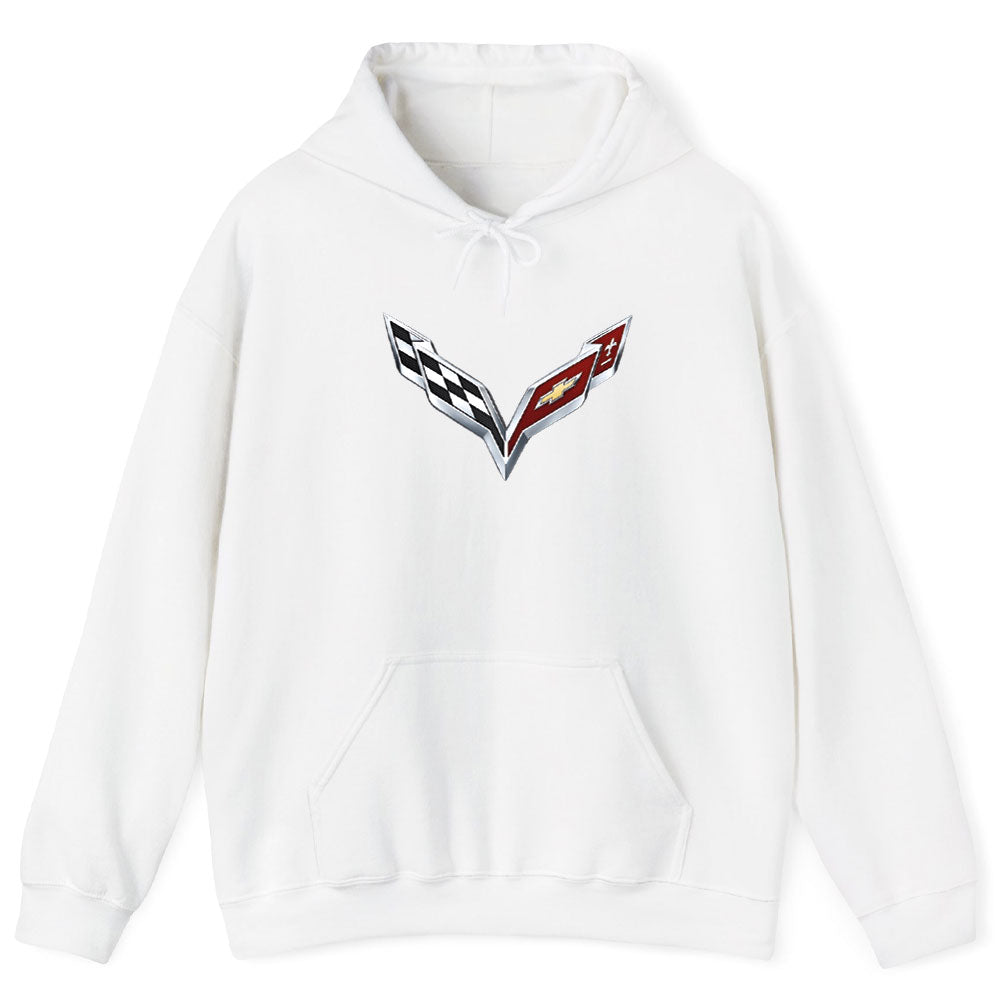 Corvette C7 Logo Pullover Hoodie