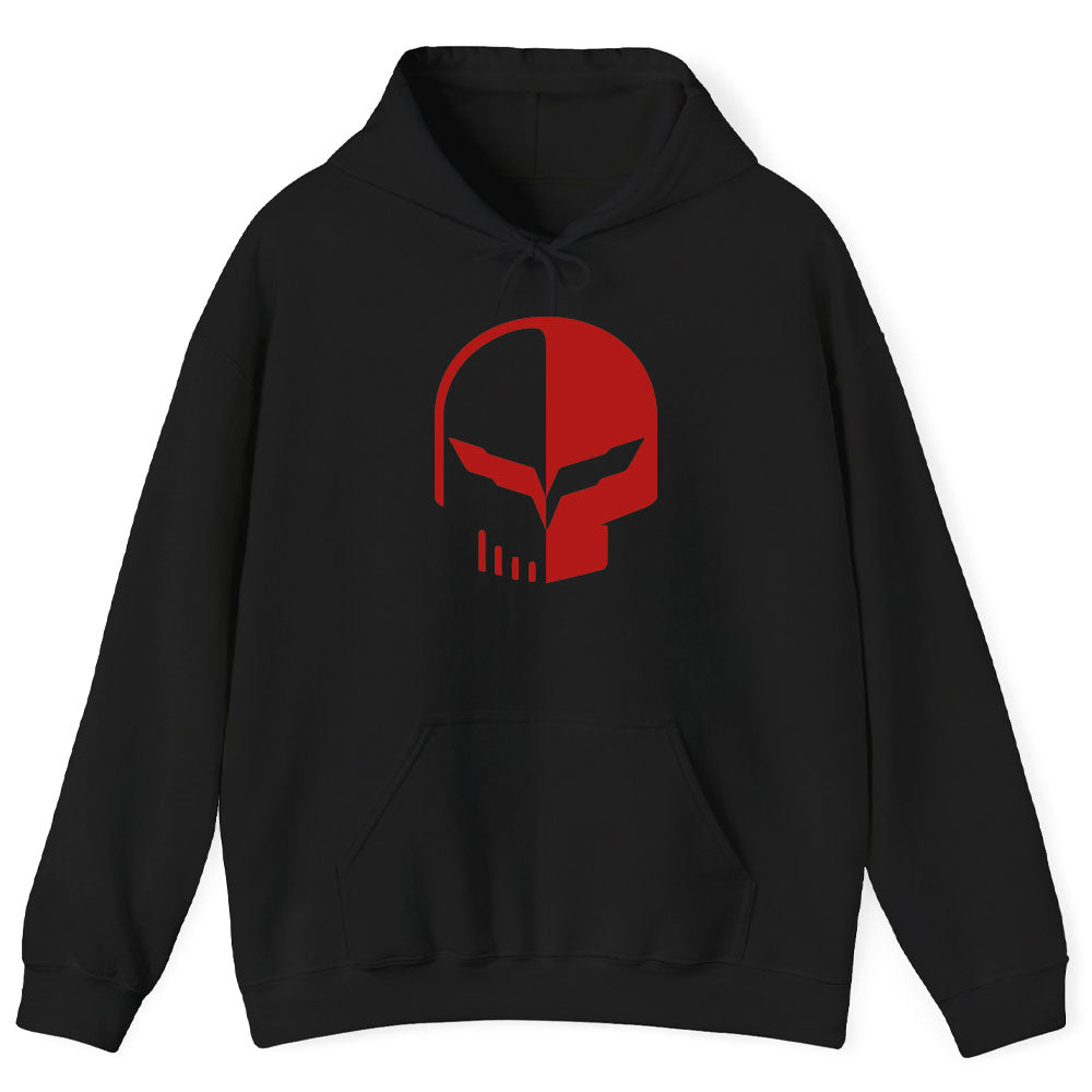Corvette C7 Jake Skull Hoodie