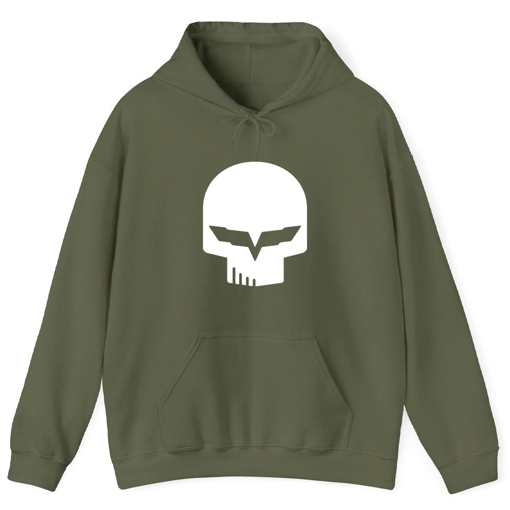 Corvette C6 Jake Skull Hoodie