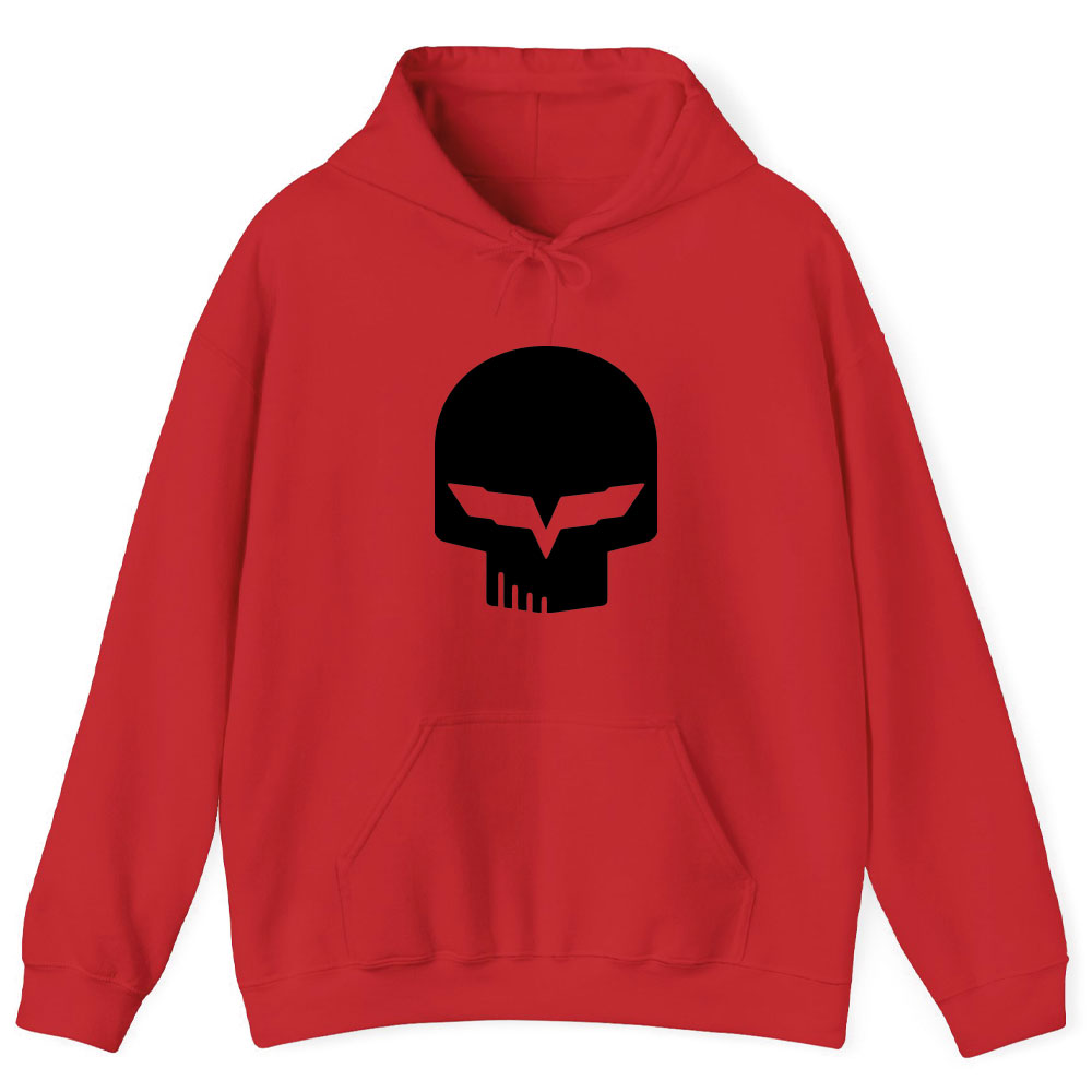 Corvette C6 Jake Skull Hoodie