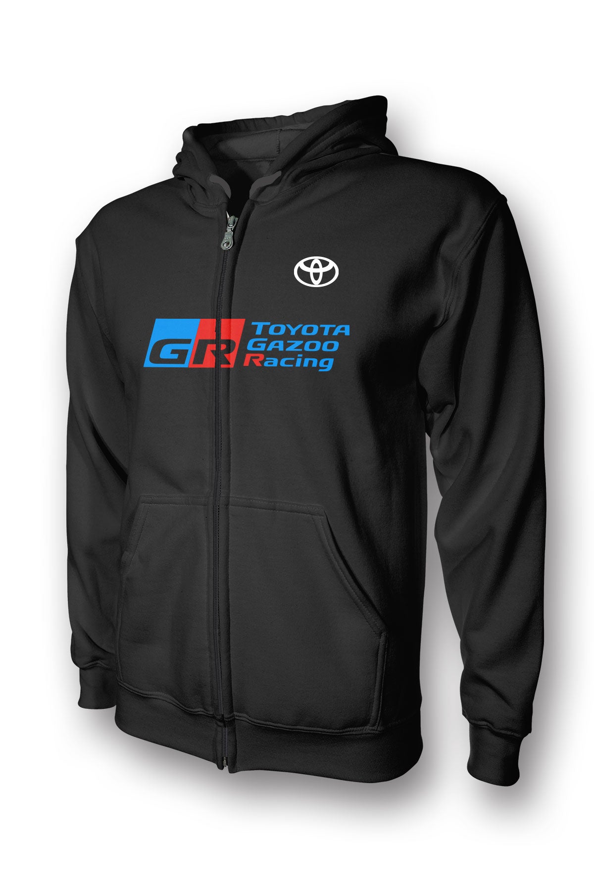 Toyota Gr Logo Full Zip Hoodie