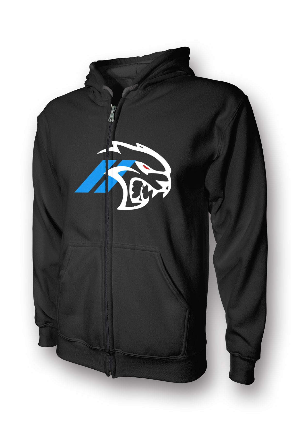 Dodge Srt Hellcat Redeye Logo Full Zip Hoodie