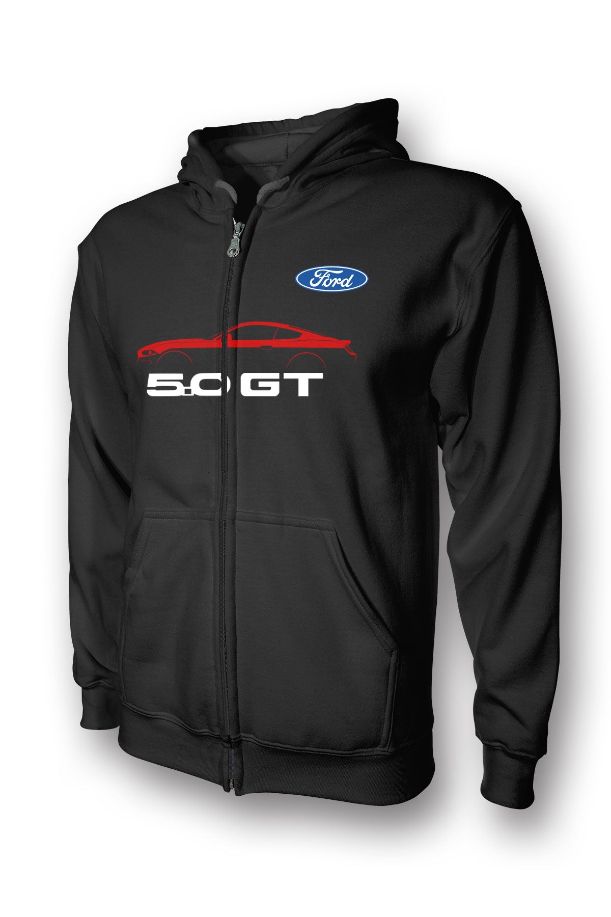 Ford Mustang Gt Full Zip Hoodie