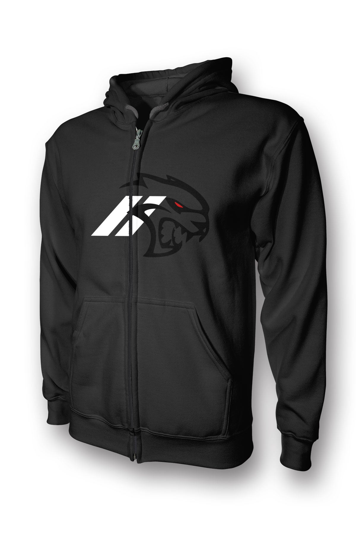 Dodge Srt Hellcat Redeye Logo Full Zip Hoodie