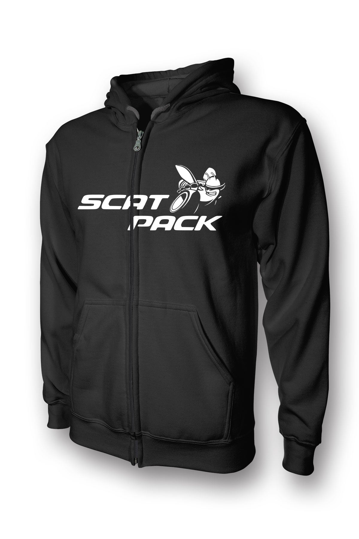 Dodge Scat Pack Logo Full Zip Hoodie