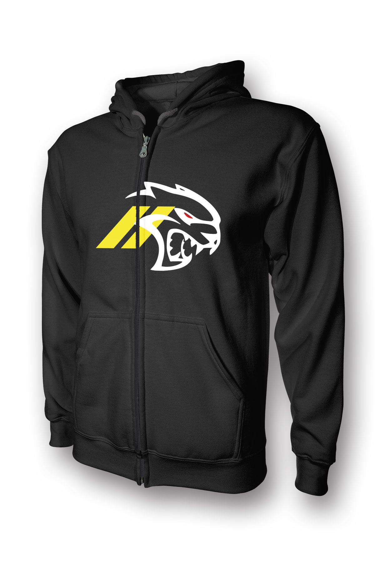 Dodge Srt Hellcat Redeye Logo Full Zip Hoodie
